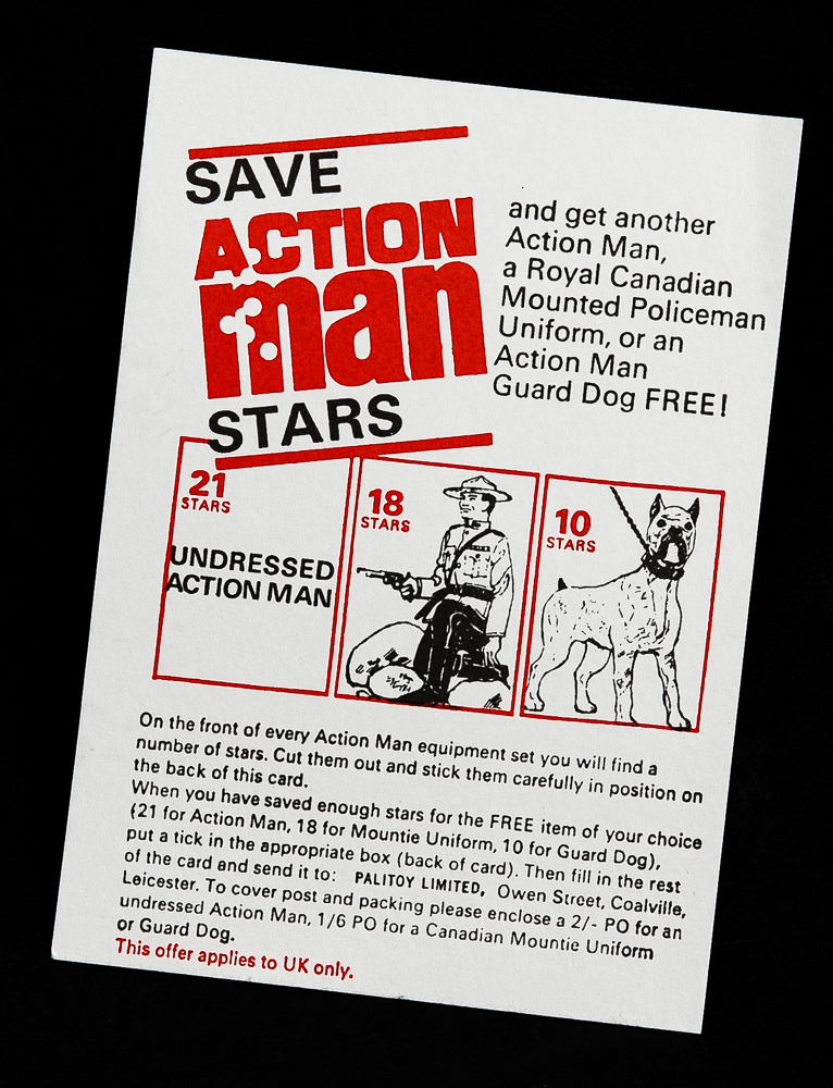 Action Man Stars Card Offer